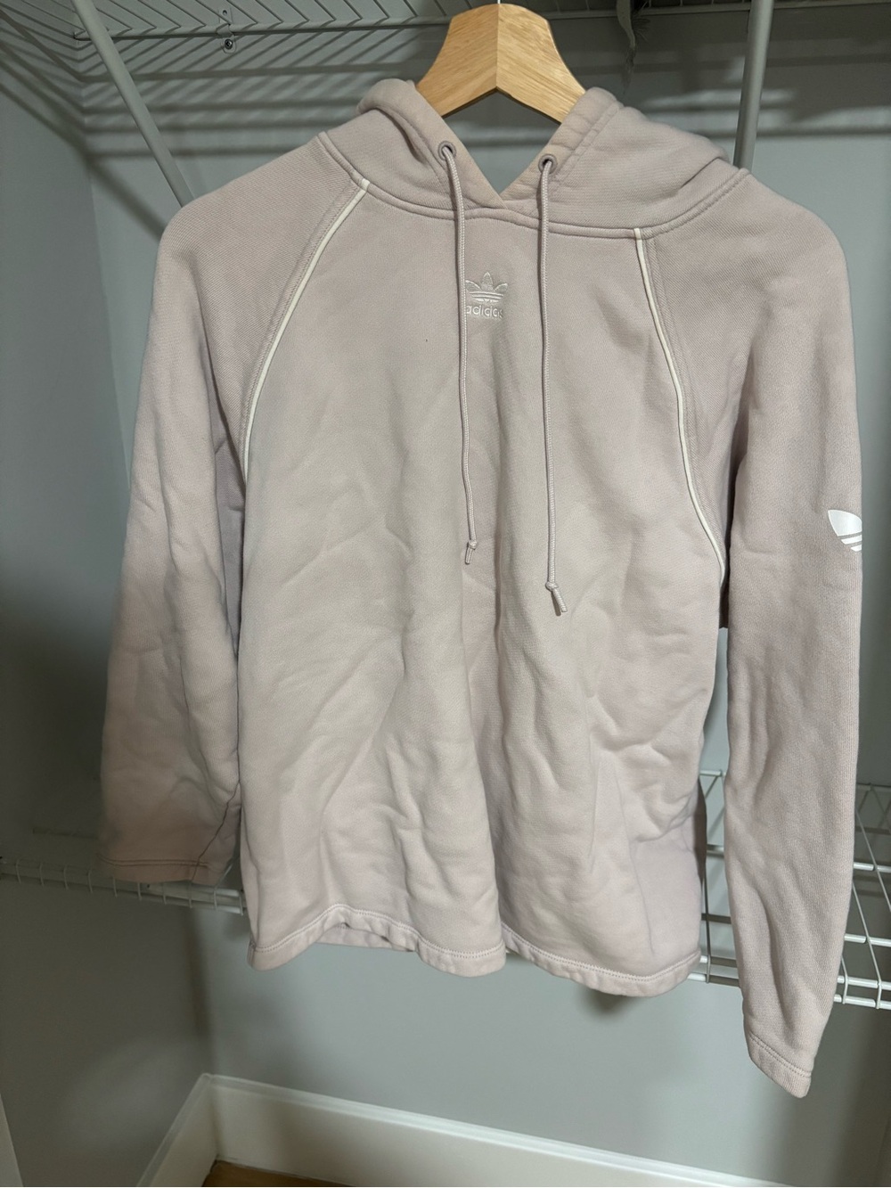 adidas Pale Purple Pullover Hoodie
